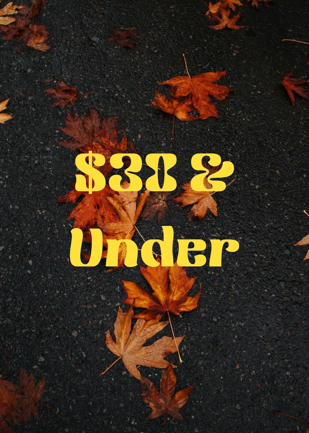 $30 & Under