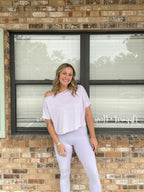 Petal Lilac Crop Top