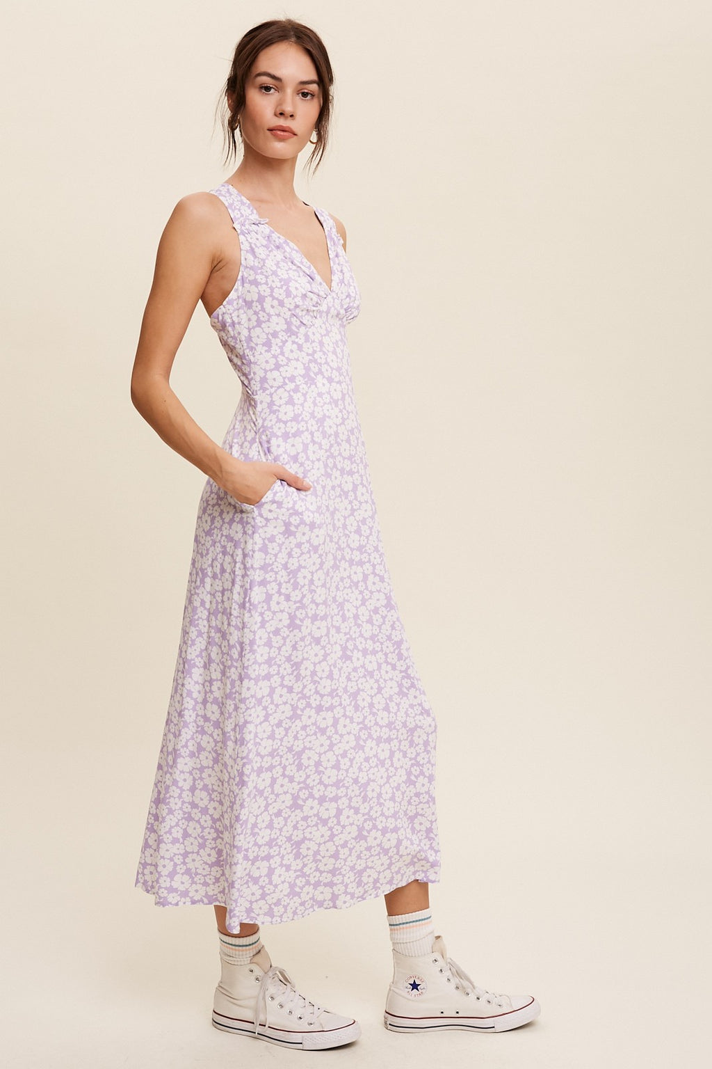 Ditsy Maxi Dress