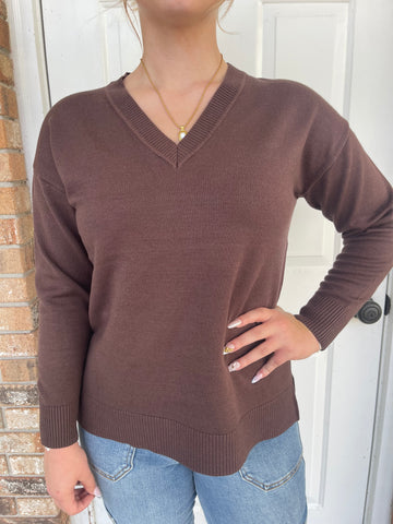 Chocolate Jersey Sweater