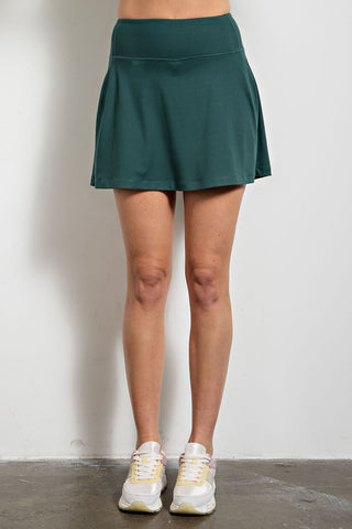 Tidewater Teal Skort