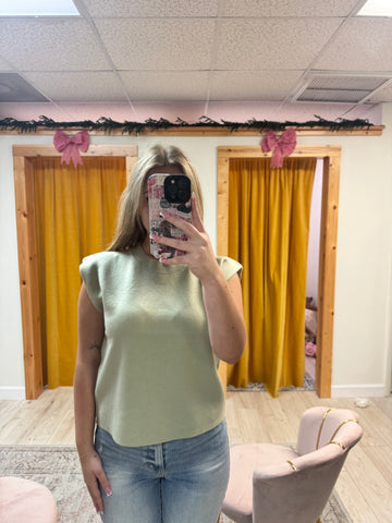 Sage Knit Sweater