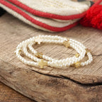 Cross Bracelet Pearls