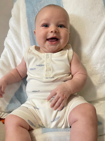 Nile Fish Romper