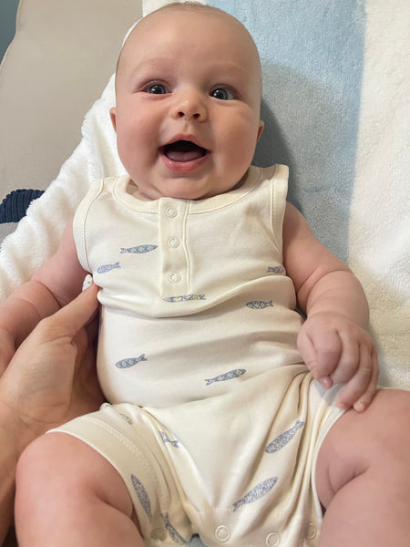 Nile Fish Romper