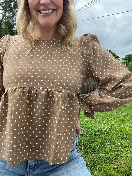 Autumn Dots Blouse