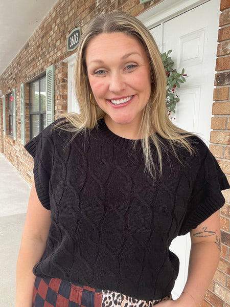 Dark Roast Darling Sweater Vest