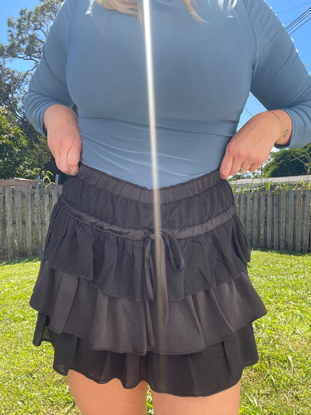 Midnight Magnolia Skort