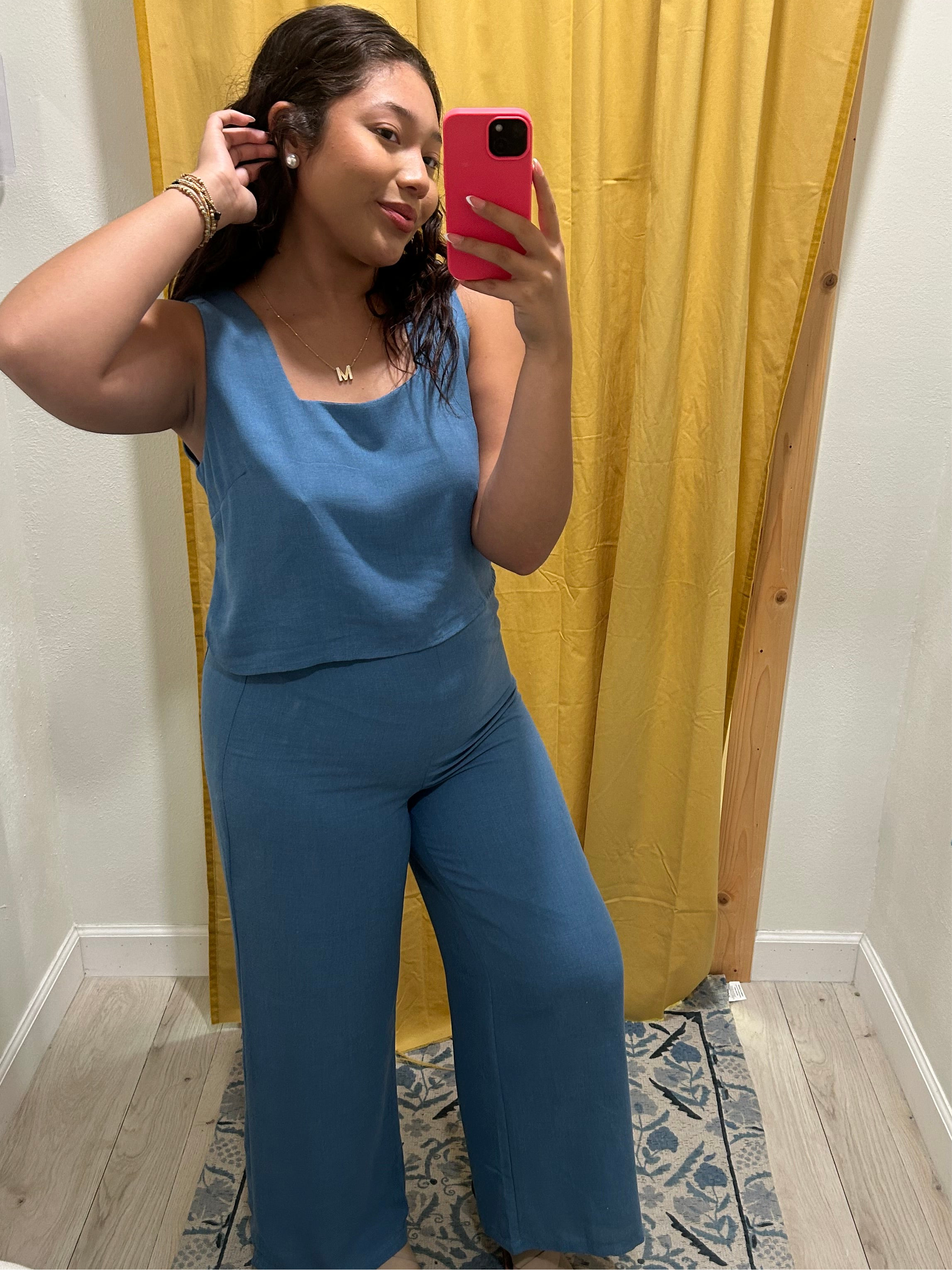 Denim Blue Top