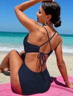 Navy Oasis One Piece