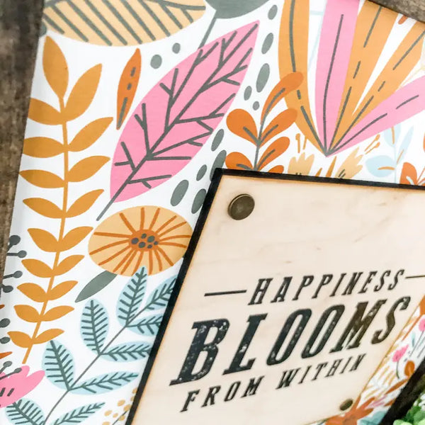 Happiness Blooms Spring Sign