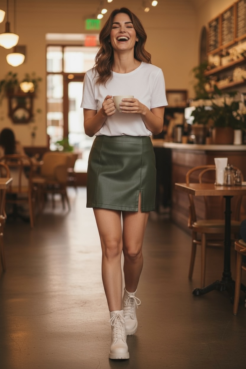 Olive My Way Skort