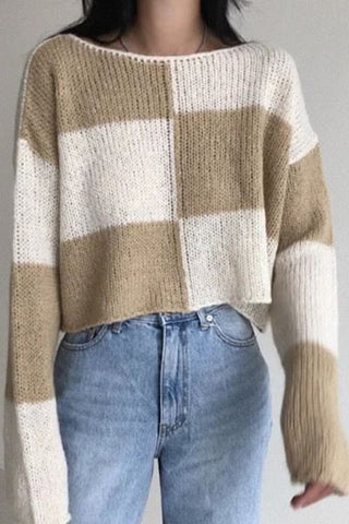 Toasty Two Toned Sweater