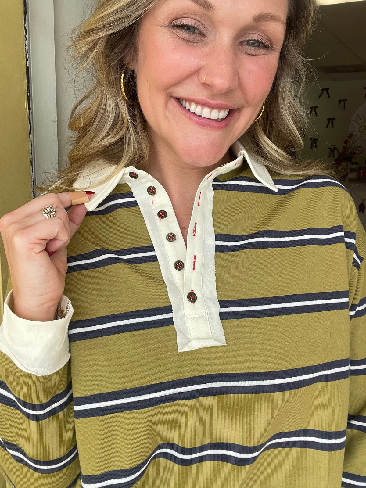 After Class Striped Top