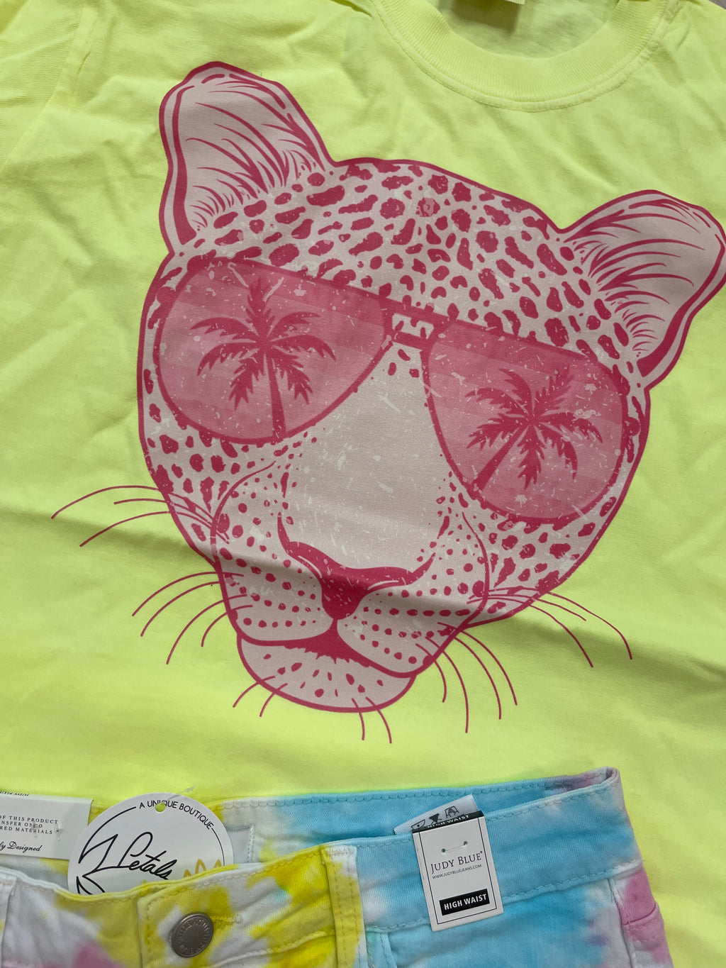 Tropical Leopard T-Shirt