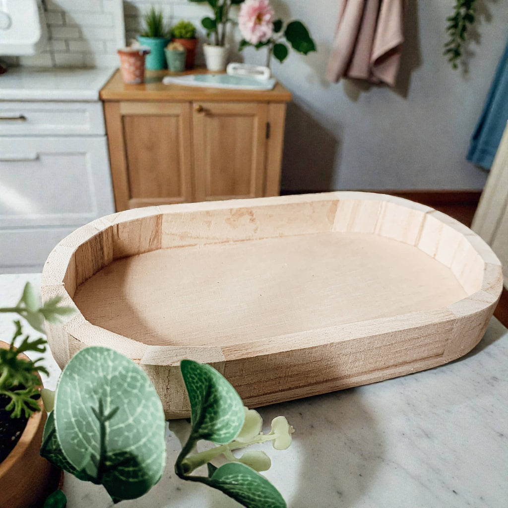 Natural Oval Trinket Tray