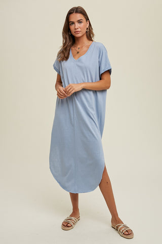 Icy Skies T-shirt Dress