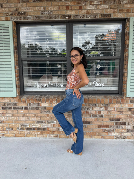 Cassy Raw Hem Jeans