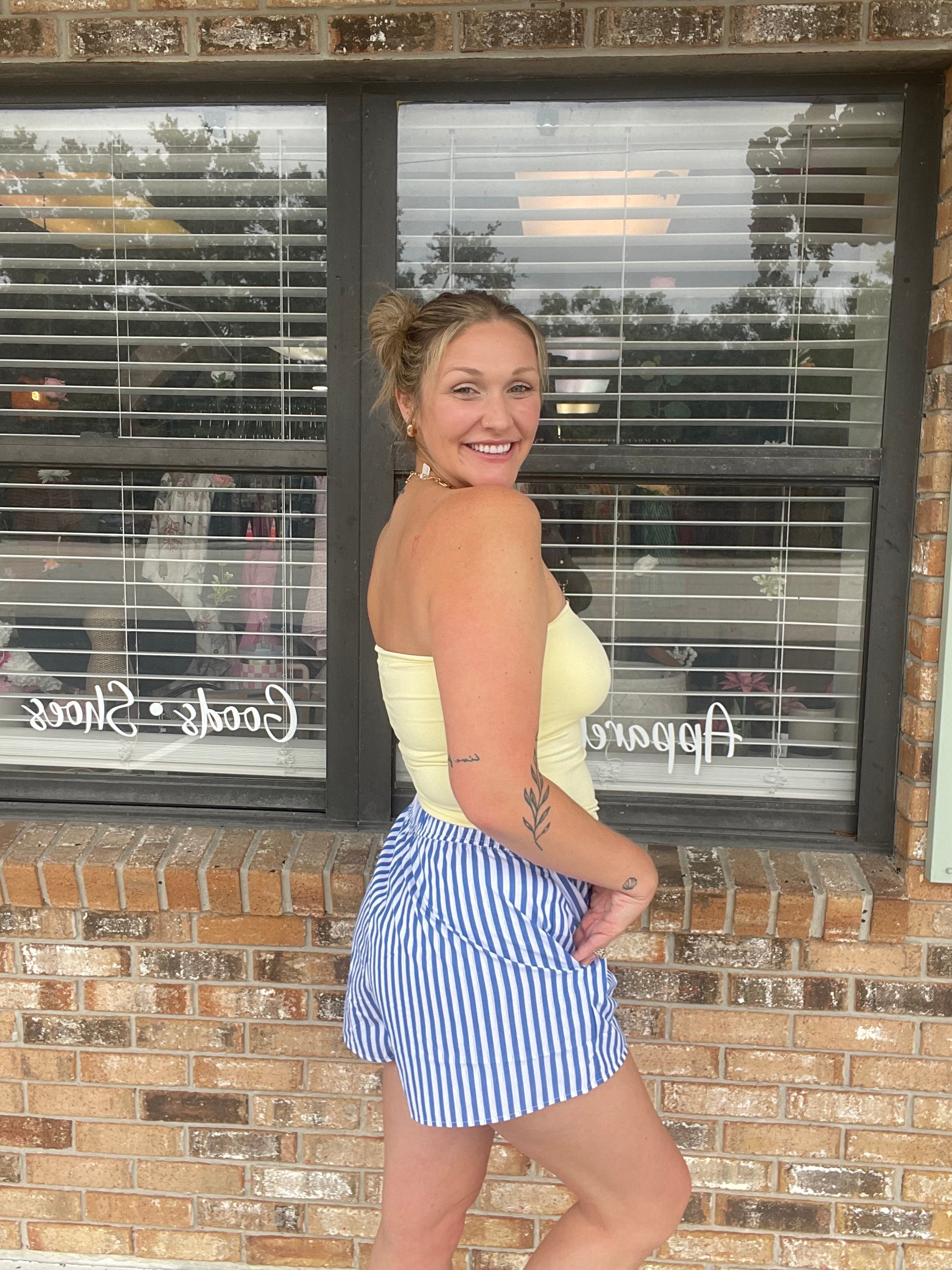 Ocean Air Stripe Boxer Shorts