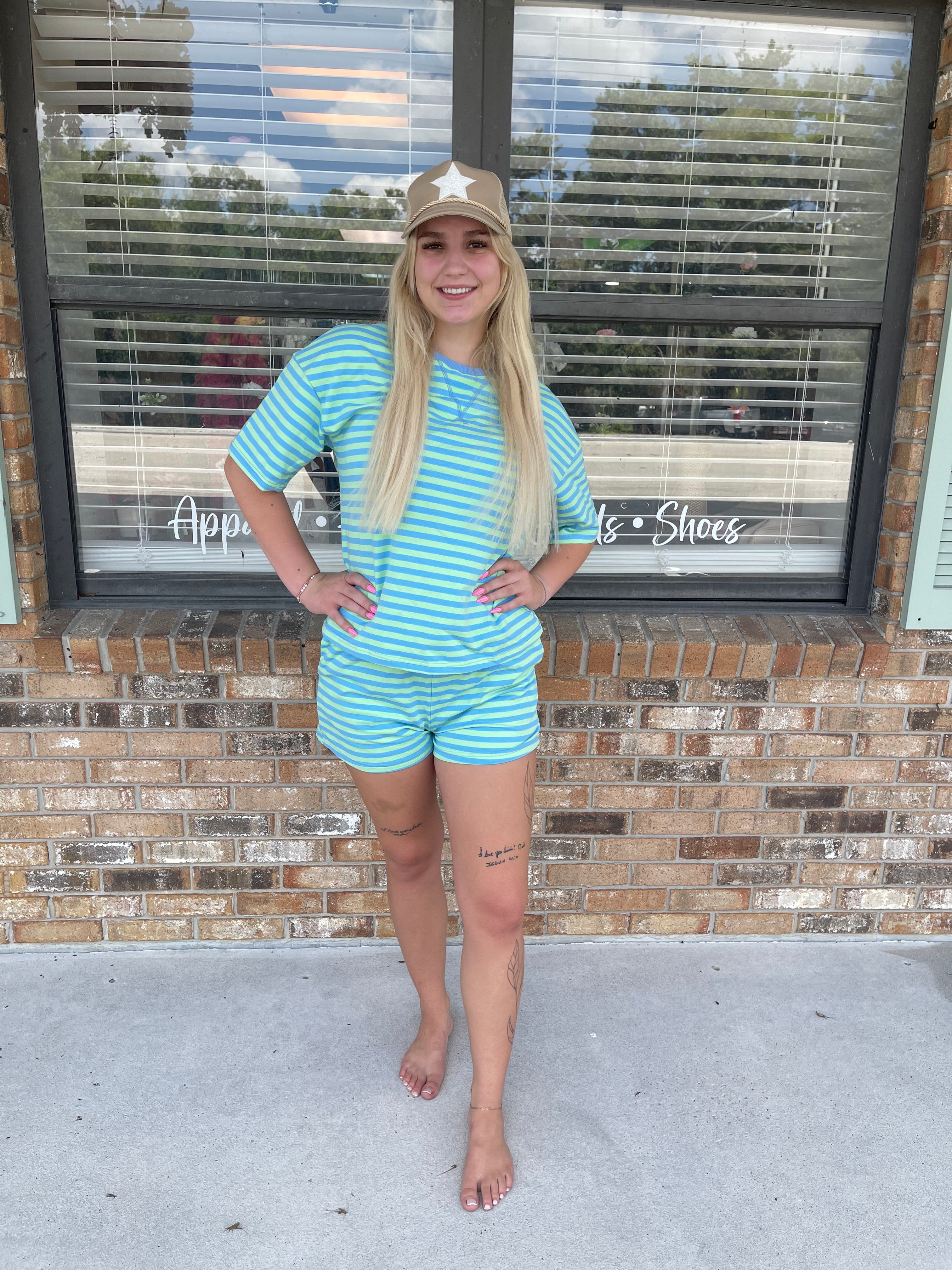Lime Tide Lounge Set
