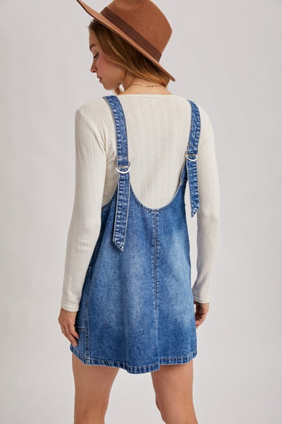 Canyon Blue Overall Dress