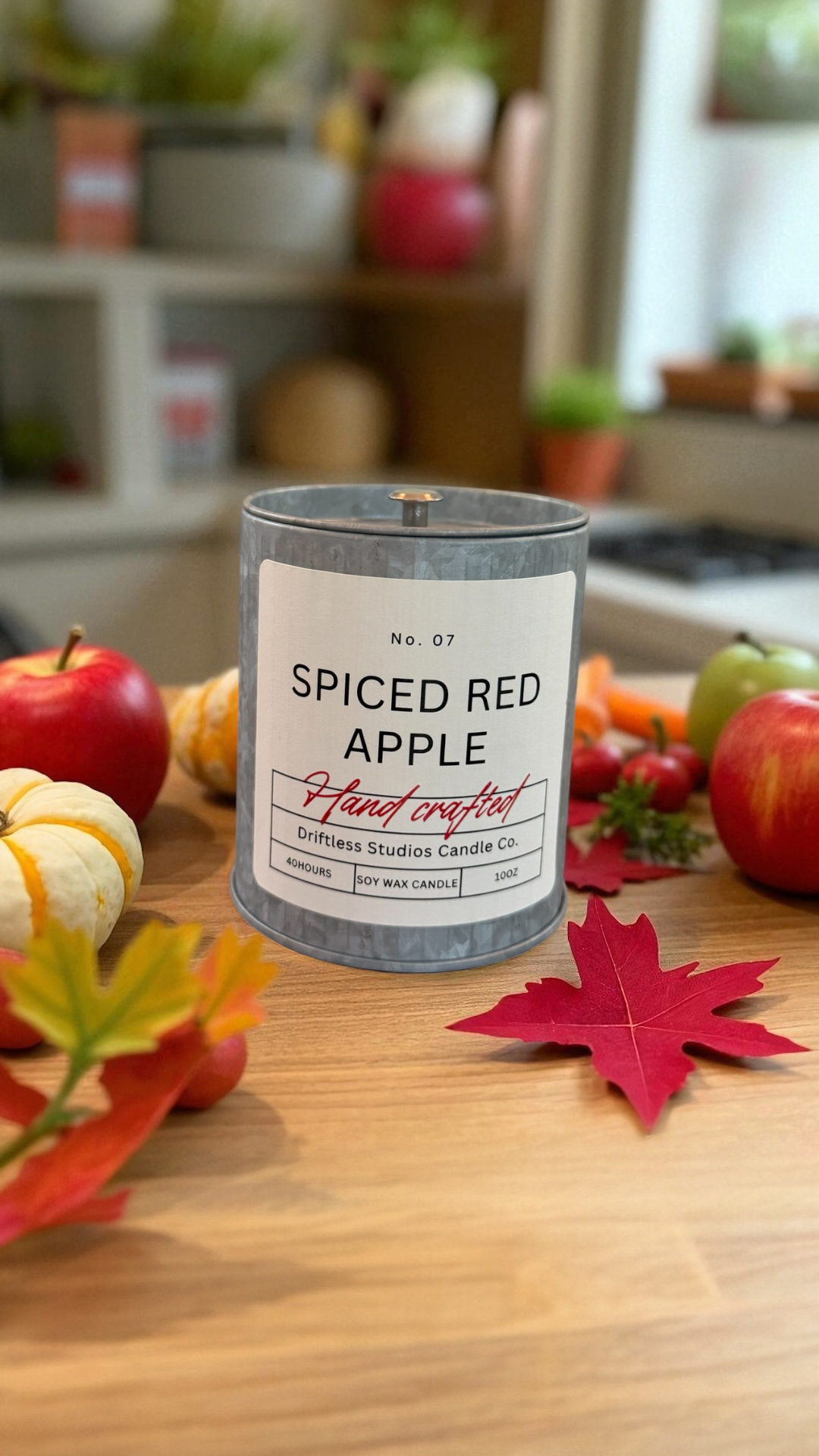 Candle Tin - Spiced Red Apple