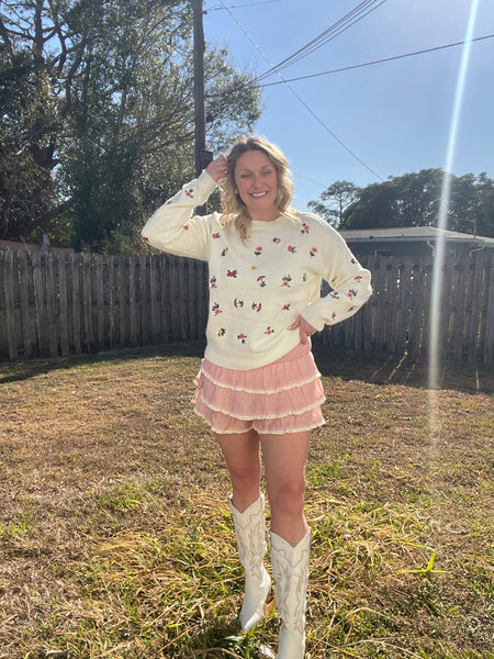Heirloom Petals Sweater
