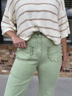 Sweet Sage Scallop Pants