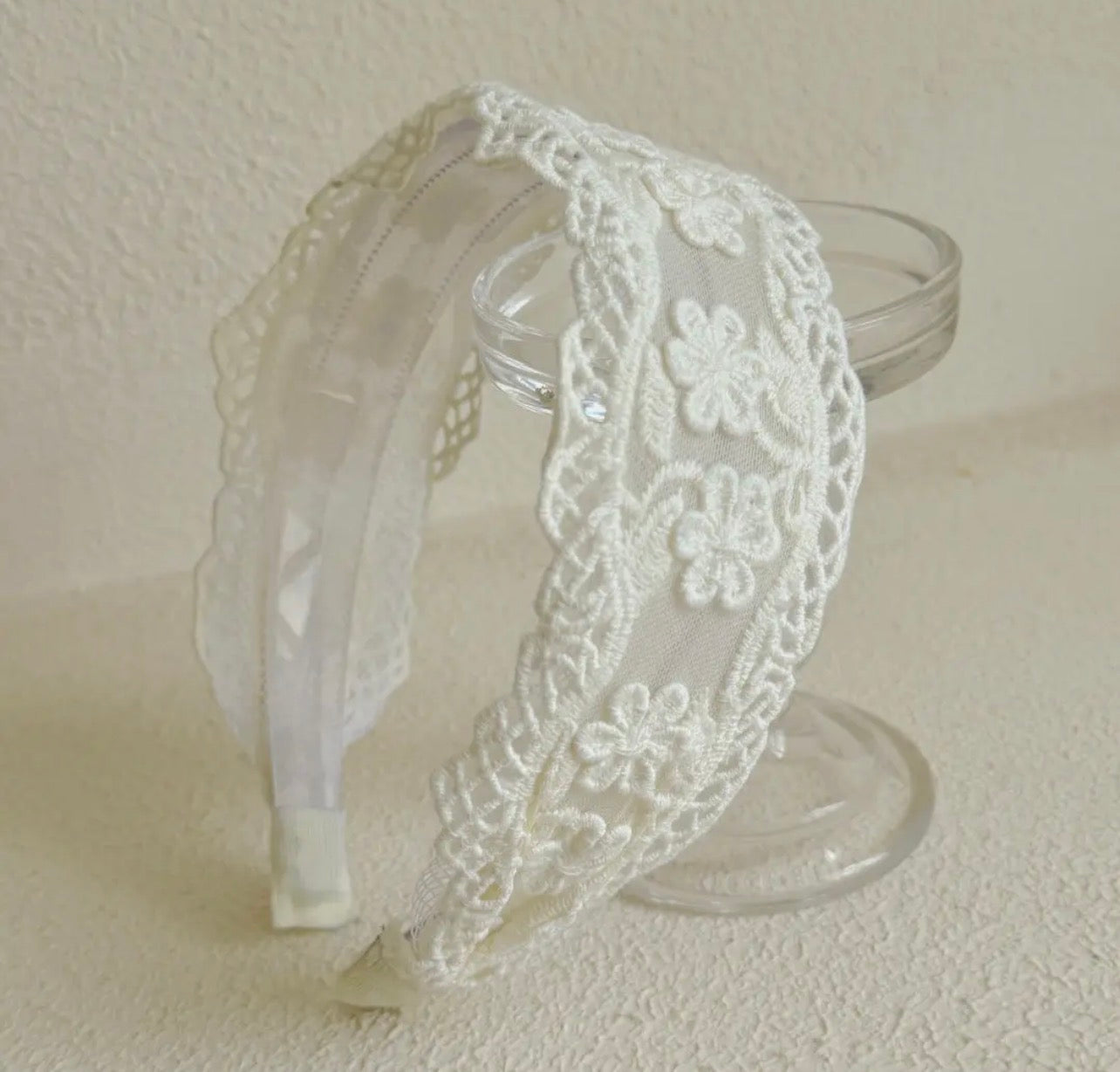 Flower Embroidery Headband