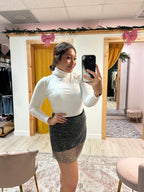 Snowfall Turtleneck Top