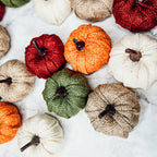 Orange Mini Pumpkin Decorations