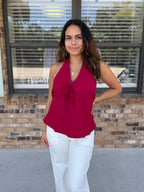 Cabernet Nights Lace Tank