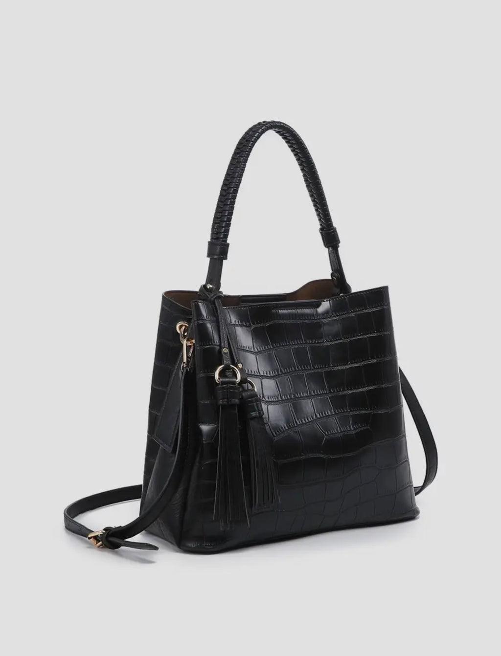 Adeline Croc Purse