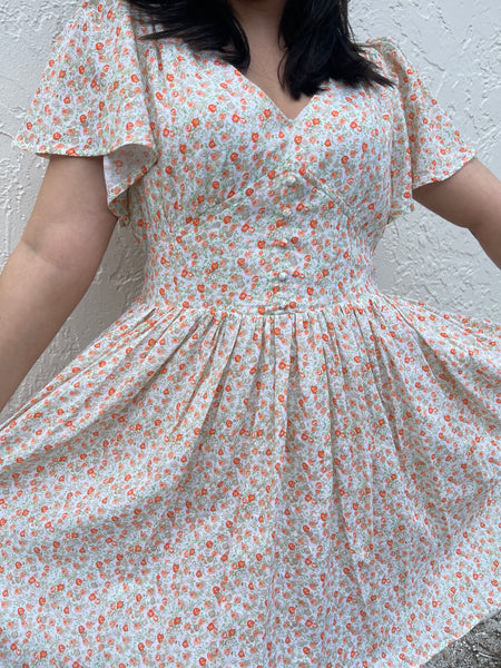 Apricot Sugar Mini Dress