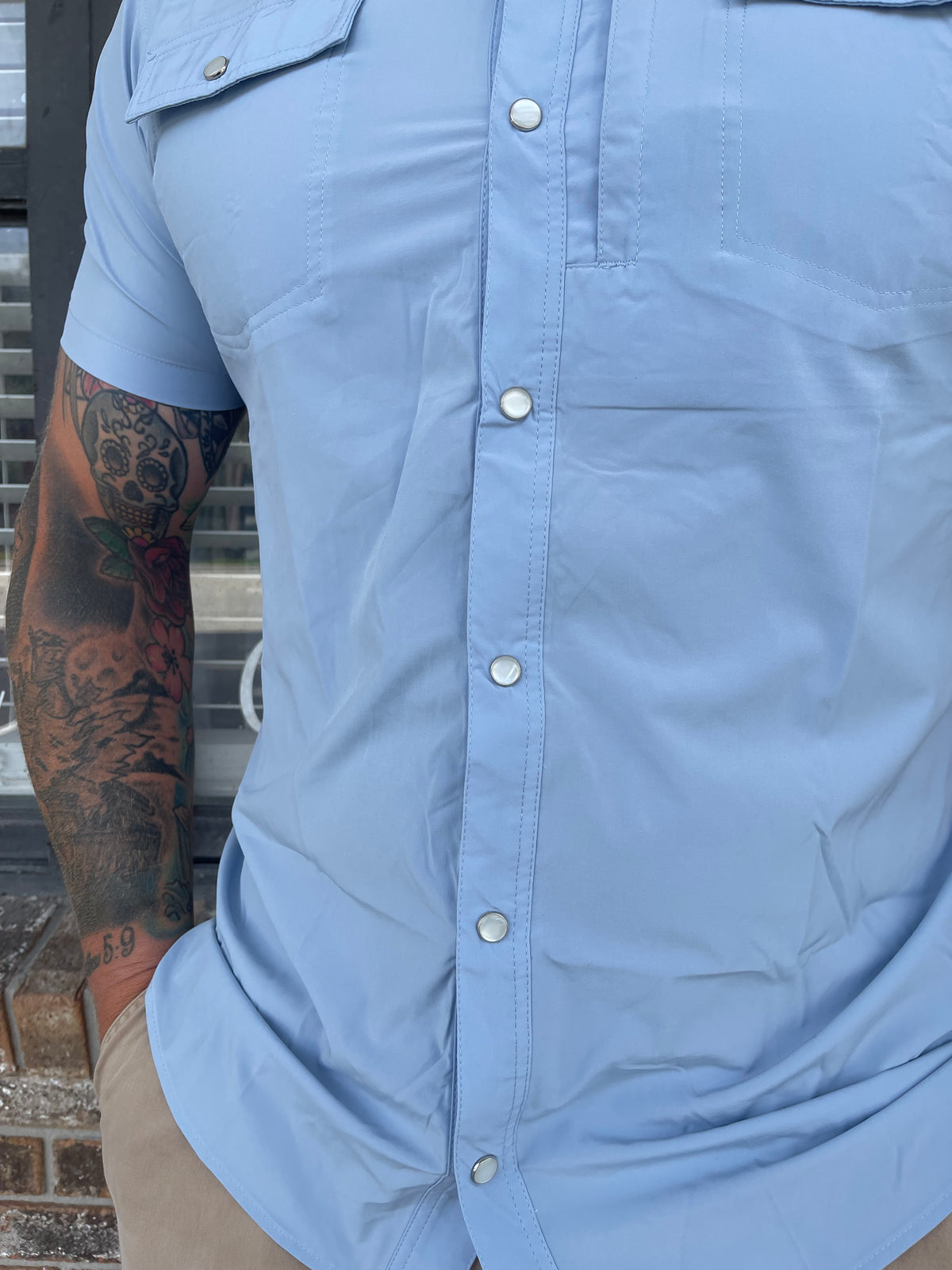 Southern Sky Pearl Snap Shirt
