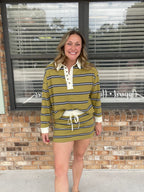 After Class Striped Skort