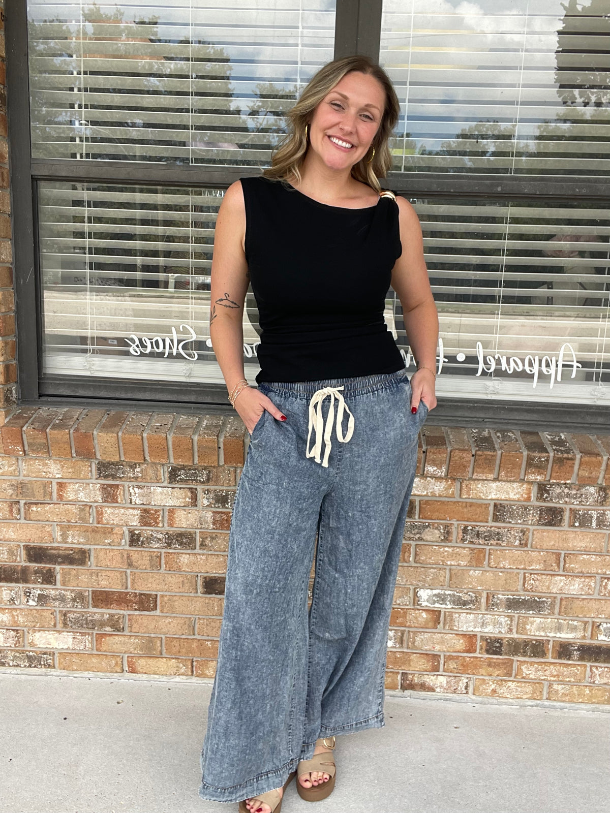 Classic Mineral Washed Pants