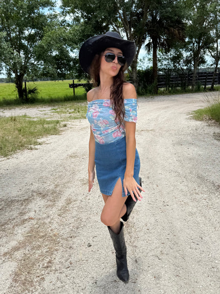 Abby Floral Top