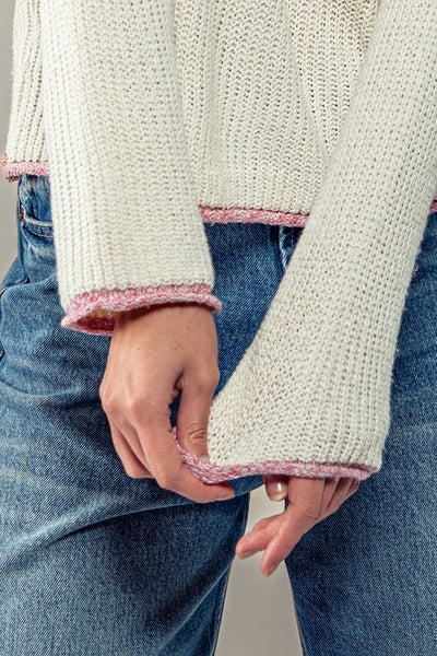 Pink Frost Sweater