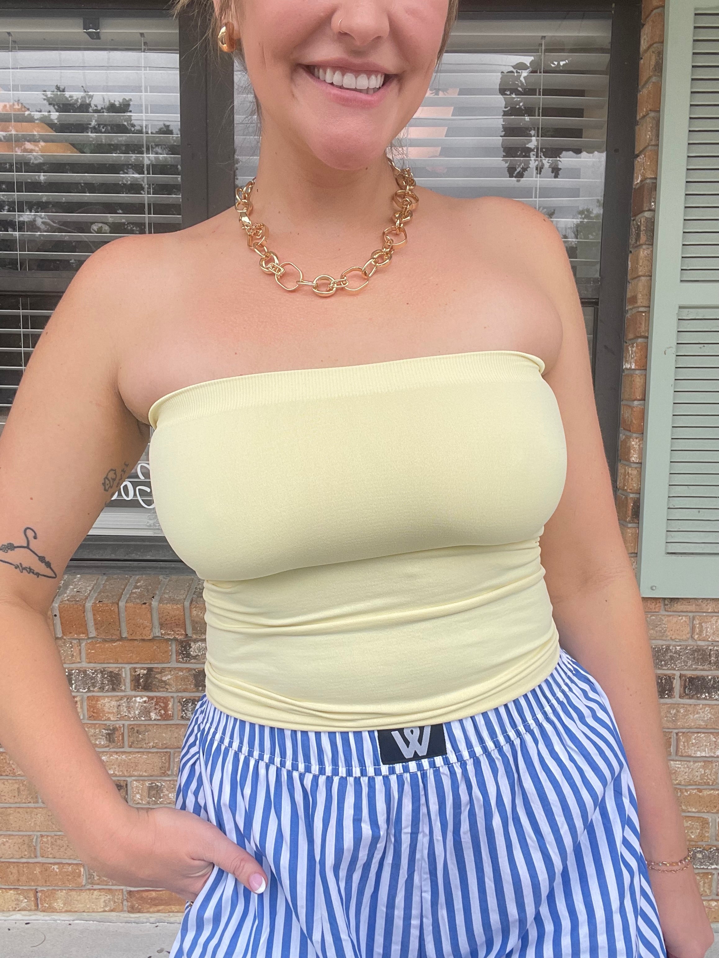 Buttercup Tube Top