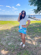 Postcard Skort