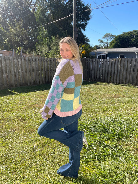 Pastel Patch Sweater