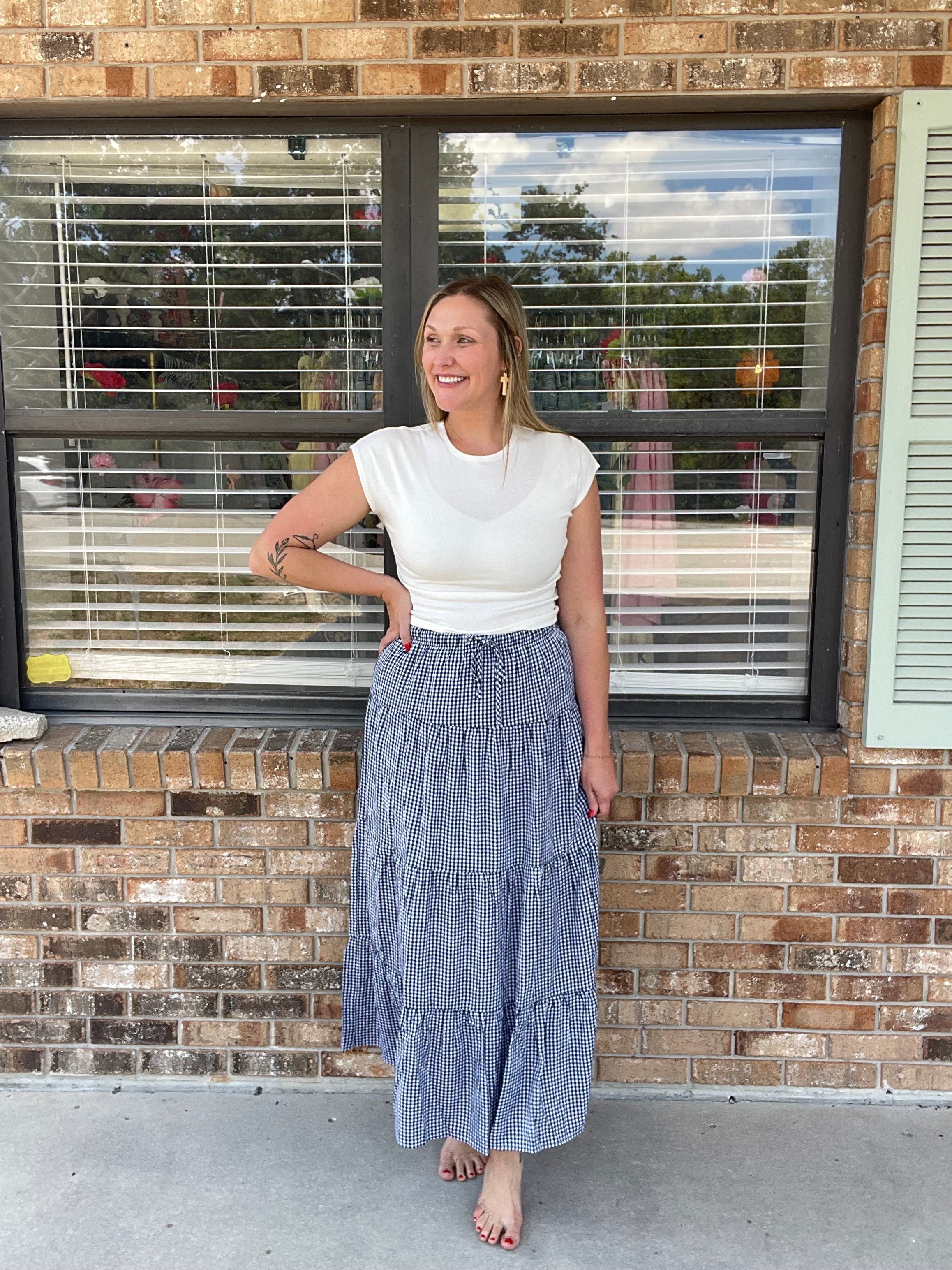 Gingham Girly Skirt