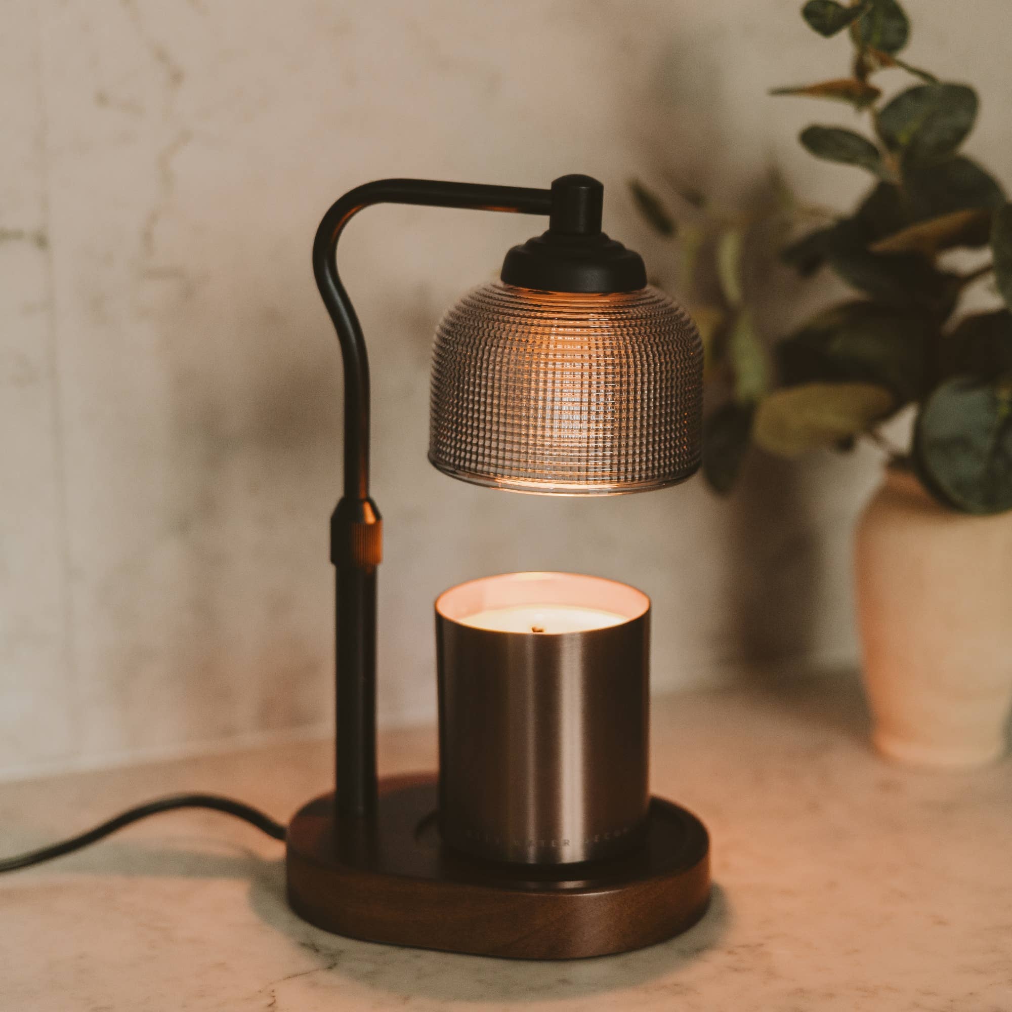 Brown Candle Lamp Warmer