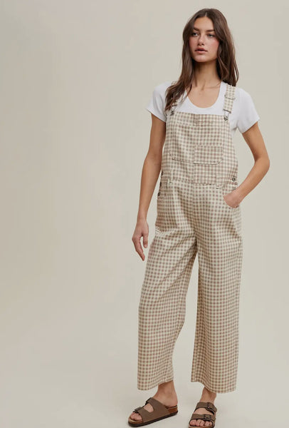 Gingham Girly Overalls