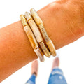 Carmel-Gold Bamboo Bracelet