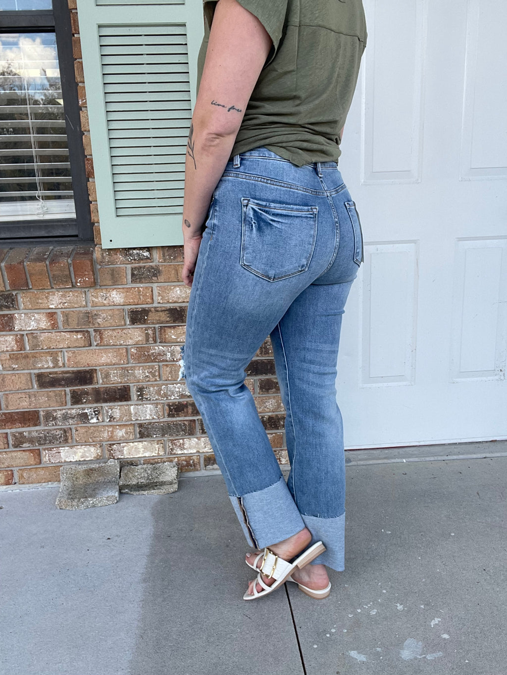 Harper Cuffed Jeans