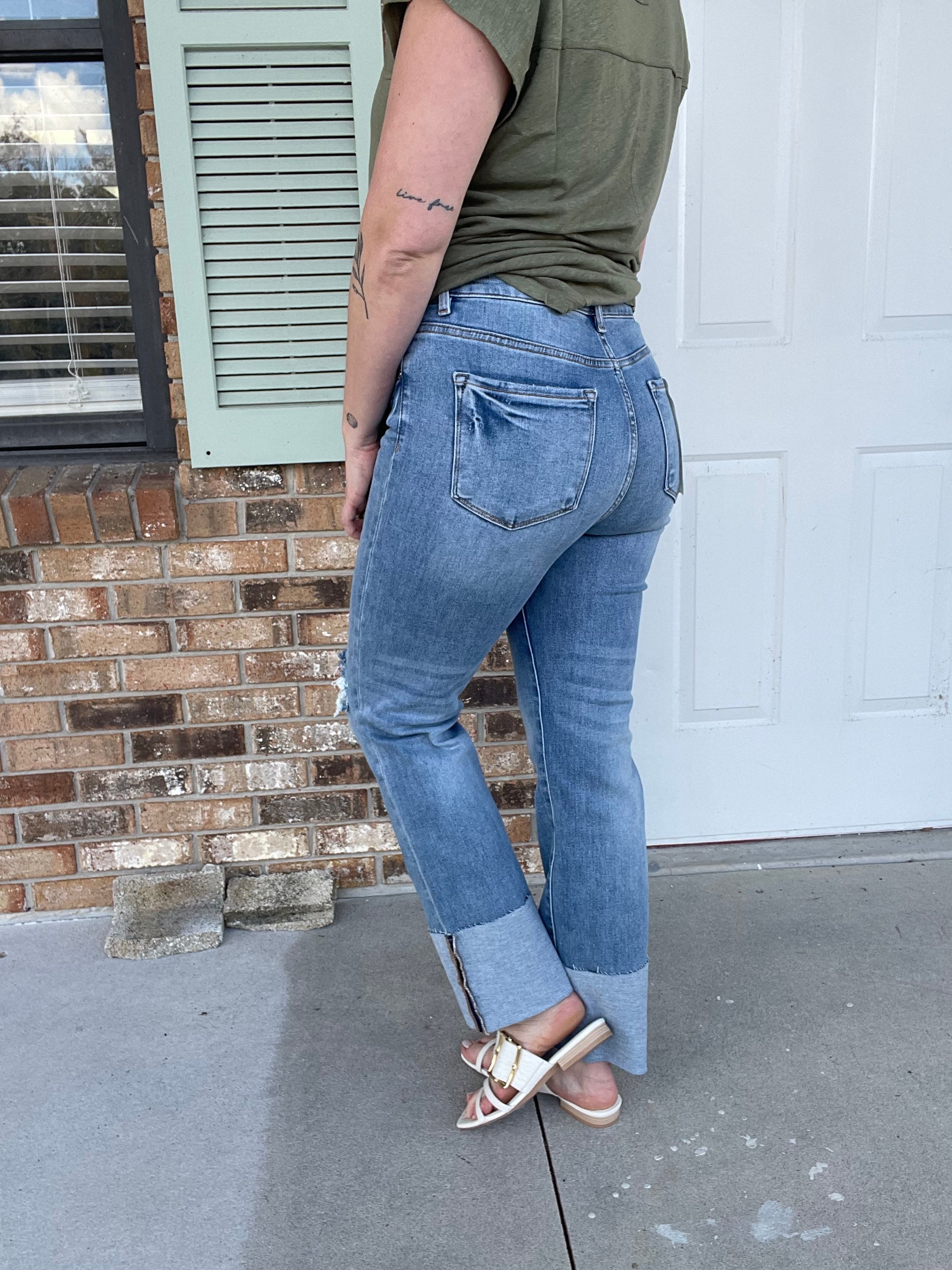 Harper Cuffed Jeans