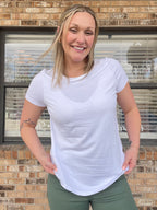 White Shoreline Tee