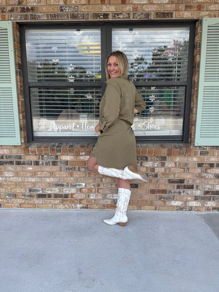 Martini Shirt Dress